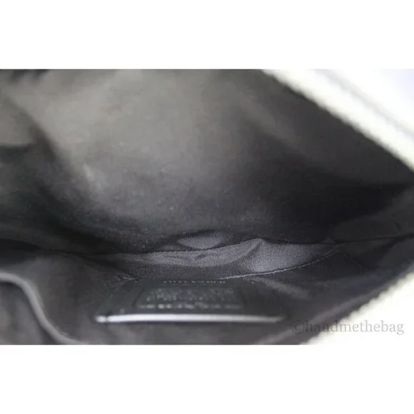 NWT Coach Men's Thompson Black Varsity Stripe Belt Bag Logo Jacquard Canvas LGE - Picture 9 of 10